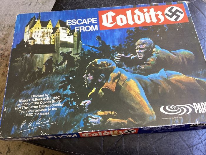 Escape from Colditz Vintage War Board Game by Parker Complete