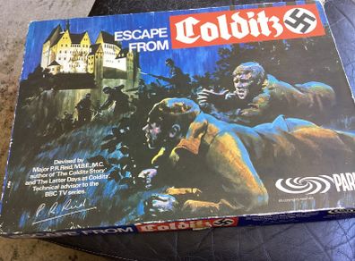 Escape from Colditz Vintage War Board Game by Parker Complete