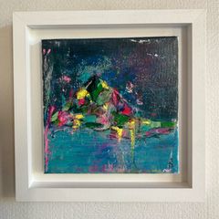 Original Abstract Painting Framed Original Abstract Painting Contemporary Irish Art Floral Art