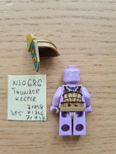 lego njo0686 thunder keeper, set ninjago 71748, 71746, 71747