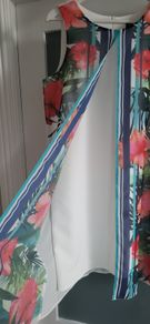 The Collection Debenhams white with floral overlay dress Sz 14