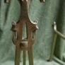 Pair of French Vintage Brass Fire Dogs Andirons Fireplace Image 10