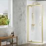 Merlyn reassessed mbox pivot shower doors brushed brass see below Image 2