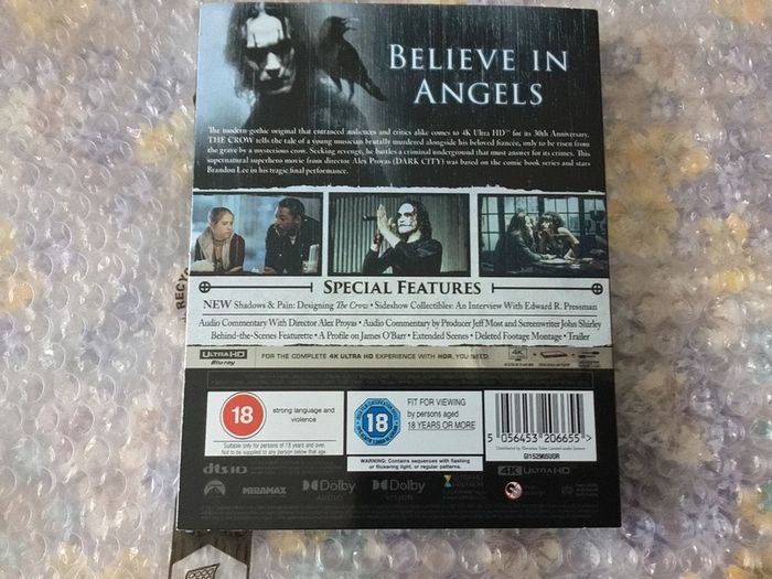 The Crow 4K Slipcover