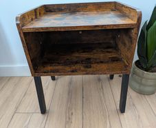 Industrial style side table