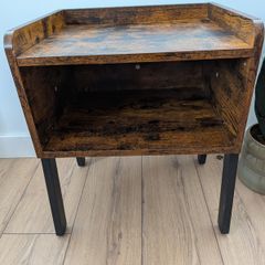 Industrial style side table