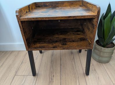 Industrial style side table