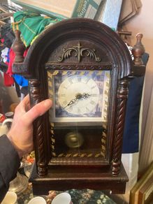 Victorian style mantle clock free postage