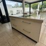 Cream High Gloss Kitchen Image 5