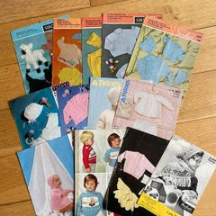 Knitting Patterns Bundle x 33 Vintage Baby Patterns
