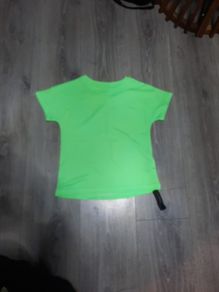 kids lime green top