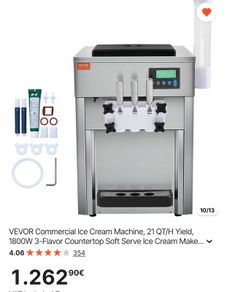 99 Soft Serve Ice Cream Cone Machine