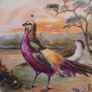 Vintage Decorative Wall Plate Pheasant Scene Image 5