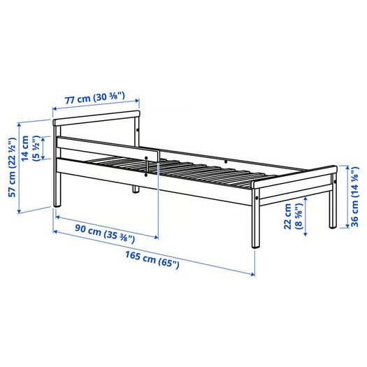 Kids IKEA single bed