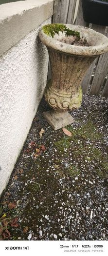 Antique garden flower pot