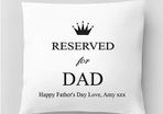 Personalised Cushion Cover for fathers day great gift present idea for dad