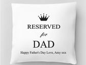 Personalised Cushion Cover for fathers day great gift present idea for dad