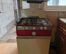 Vintage Parkinson Cowan Prince Gas Cooker 1960s Retro Mid-Century Film & TV Prop