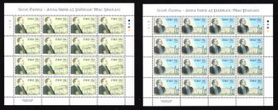 2008 Ireland Centenary of the Opening of Scoil Eanna by Padraig Pearse Commemorative Stamps Sheetlet Plate 1A1A1A1A Mint Never Hinged (MNH)
