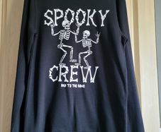 F&F Spooky crew black sweatshirt S NEW