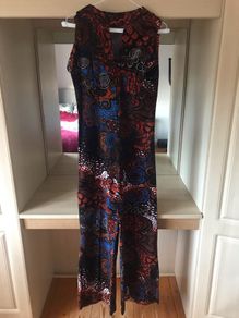 Genuine 1960s  1970s jumpsuit velvet size 8-10
