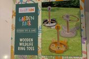 wooden wildlife ring toss