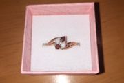 9 Carat Ring Opal &amp; Ruby Ring