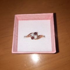9 Carat Ring Opal & Ruby Ring