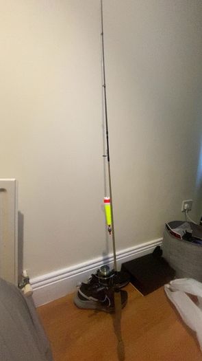 fishing rod and reel I bought from decathlon