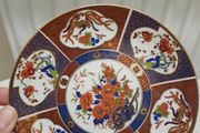 Imari plate with camelias and phoenix