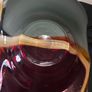 Large Art Glass Bowl - Hand Blown Image 10
