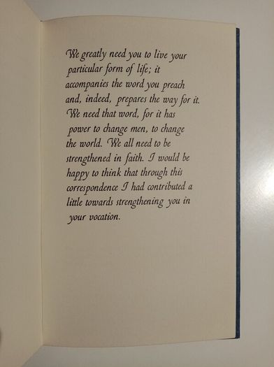 Letters to a Young Priest from a Laicised Priest (1975) - Theology Book - Religious Studies Book - Spirituality Book