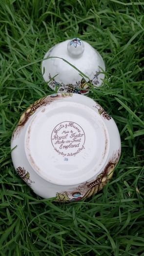 Fruits and Flowers Sugar Bowl