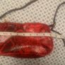 Red & black shoulder bag Image 5