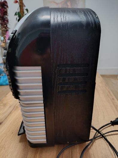 Vintage 1990 s Harley Davidson Iron Eagle Table Lamp AM FM Radio Alarm Clock