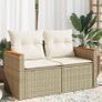 Garden Sofa 2 seater Poly Rattan Image 8