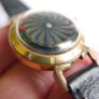 Vintage Ernest Borel Kaleidoscope Gold Plated Skeleton Hypnotize Dial Swiss Manual Wind Ladies Watch (works well) Image 6