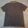 Fred Perry Men's L Twin Tipped Polo Shirt Black Yellow Image 5