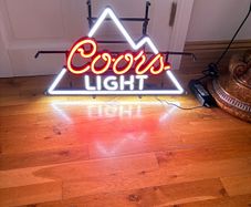 Coors Neon Sign.