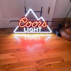 Coors Neon Sign.