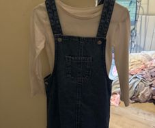 girls denim dress