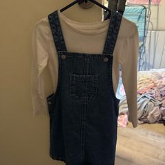 girls denim dress