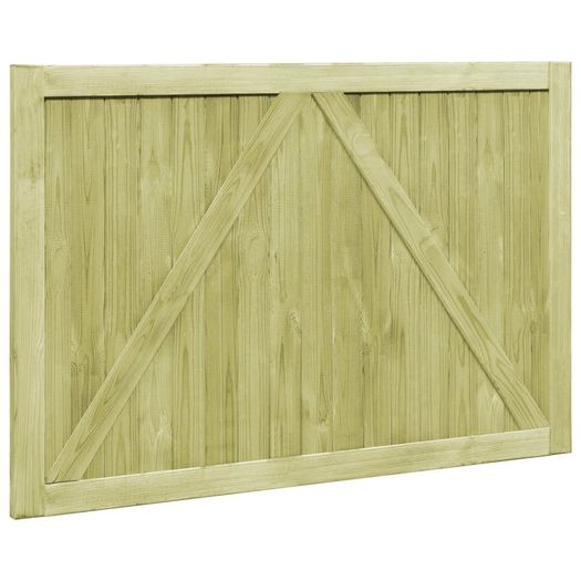 Garden Gates 2 pcs Impregnated Pinewood 300x100 cm