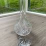 Large Cut Crystal Glass Decanter with Stopper, 35cm, Heavy 1.44kg Image 4