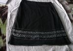 black skirt
