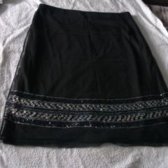 black skirt