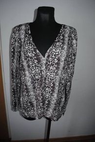 Happy D. by Damart animal print cardigan Perfect condition size UK22/24 EU50/52 Postage included