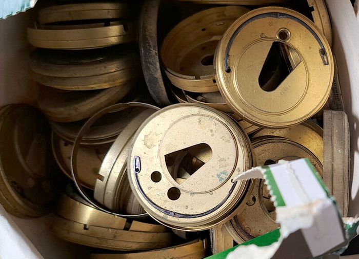 Selection of cuvettes for fusee lever Pocket Watches