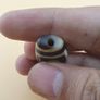 Vintage 4 Eyes Himalayan Tibetan Agate Bead Amulet Image 4