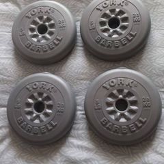 York Barbell Weights x 4
